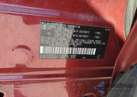 2019 Toyota Rav4 Xle Premium from USA, damaged, VIN JTMA1RFV7KD507790